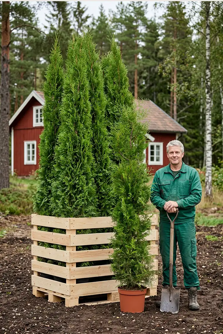 Thuja Brabant Kruka 200-240cm - Bild 2