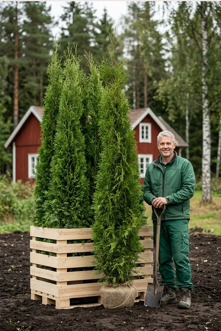 Thuja Brabant Rotklump 200-240cm - Bild 2