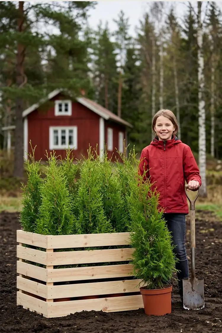 Thuja Brabant Kruka 80-120cm - Bild 2