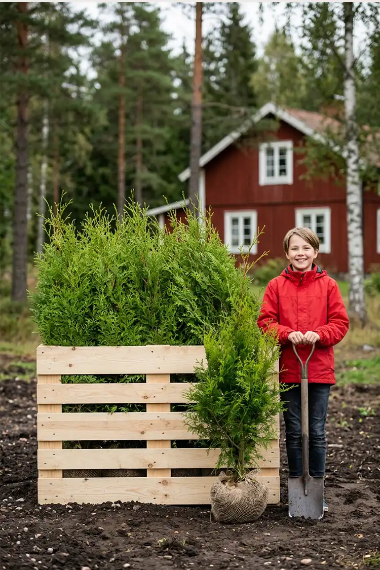 Thuja Brabant Rotklump 80-120cm - Bild 2