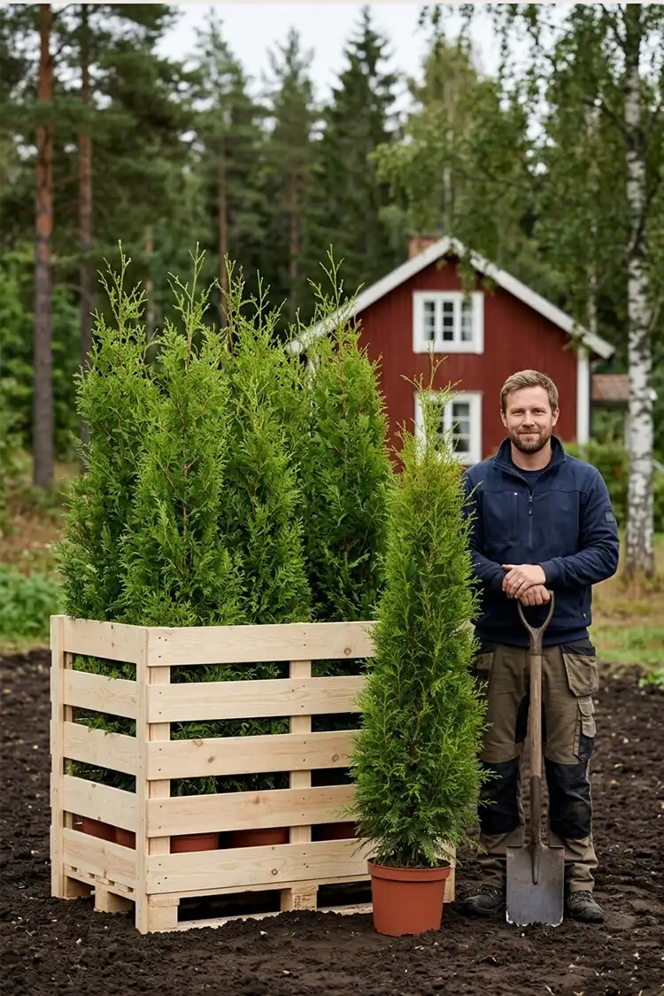 Thuja King of Brabant Kruka 160-200cm - Bild 2
