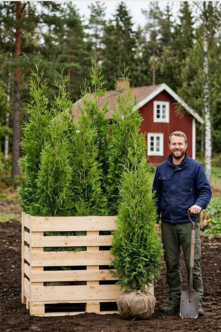 Thuja King of Brabant Rotklump 160-200cm - Bild 2