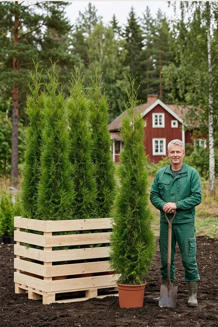 Thuja King of Brabant Kruka 200-240cm - Bild 2