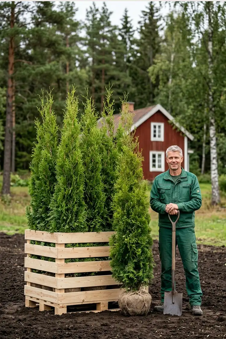 Thuja King of Brabant Rotklump 200-240cm - Bild 2