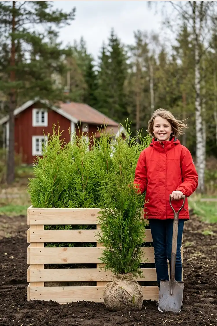 Thuja King of Brabant Rotklump 80-120cm - Bild 2