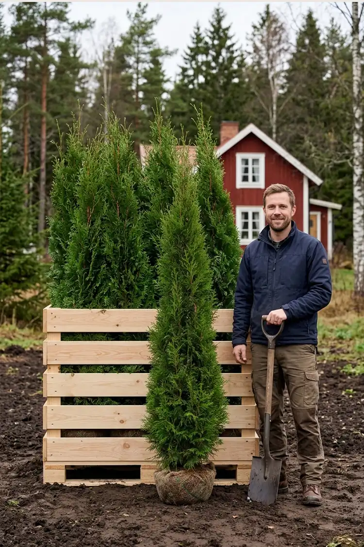 Jättetuja Rotklump 160-200cm - Bild 2