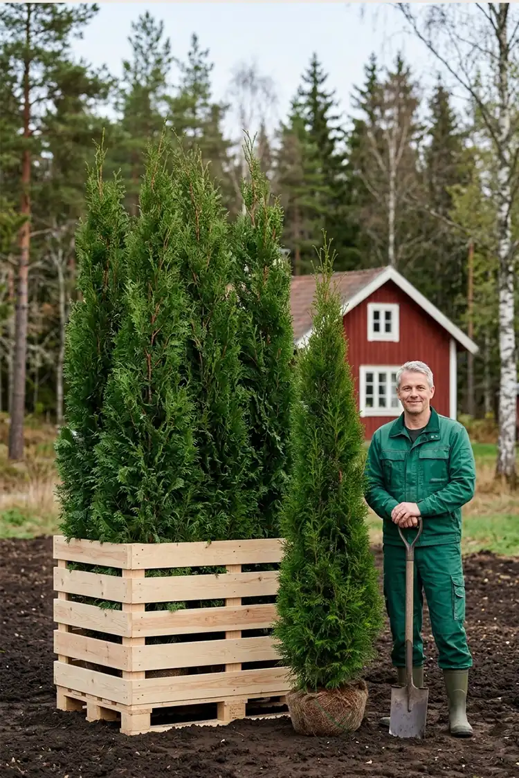 Jättetuja Rotklump 200-240cm - Bild 2