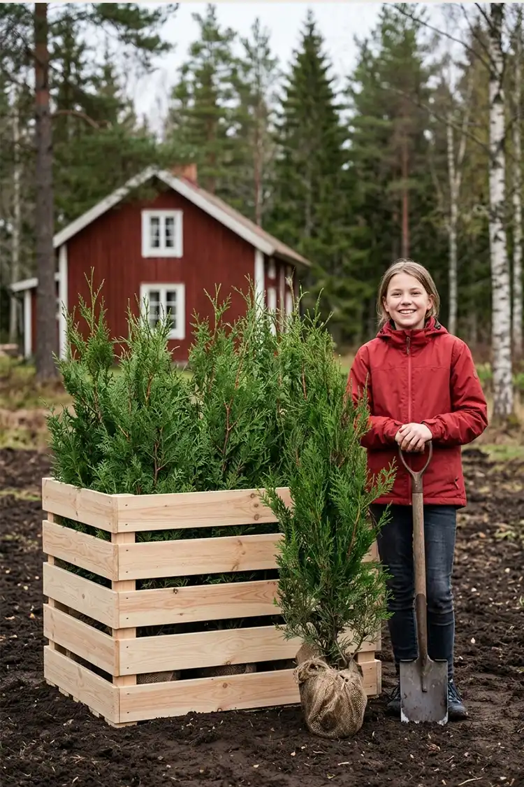 Jättetuja Rotklump 80-120cm - Bild 2