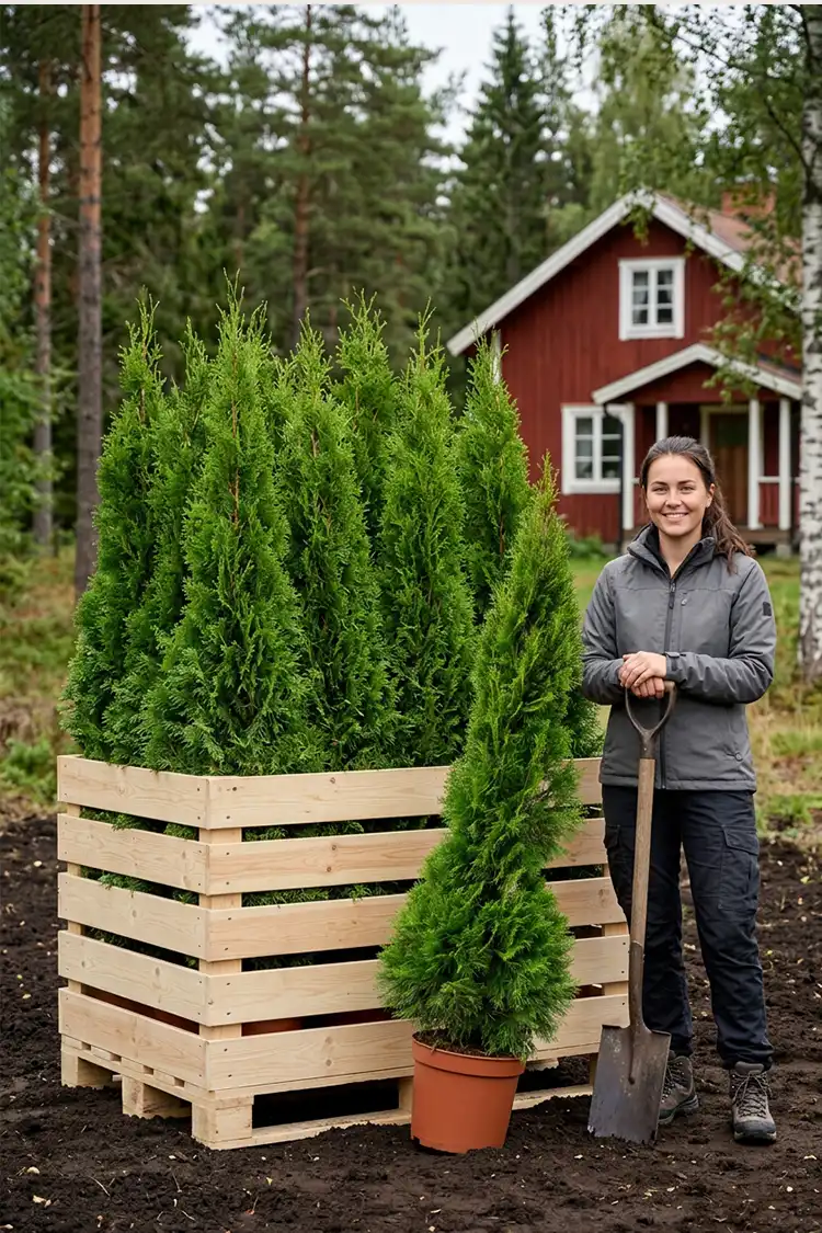 Thuja Smaragd Kruka 120-160cm - Bild 2