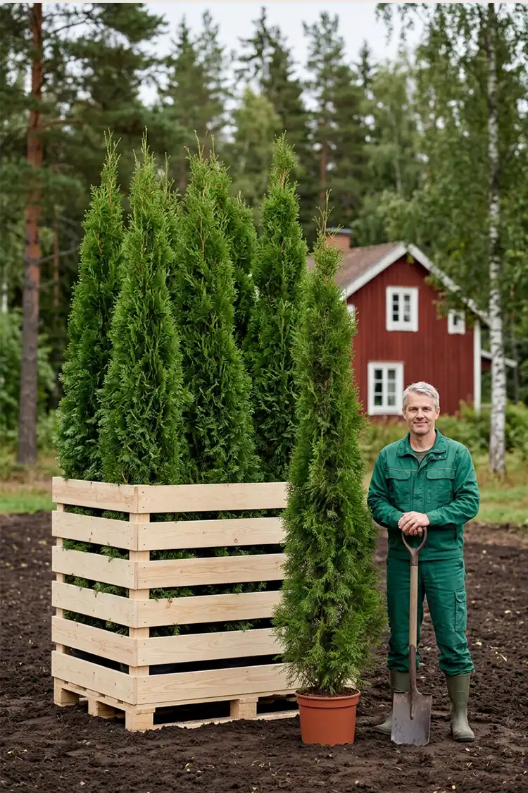 Thuja Smaragd Kruka 200-240cm - Bild 2