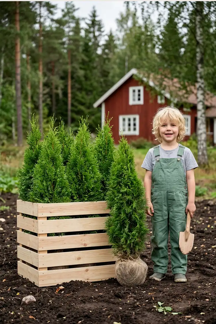 Thuja Smaragd Rotklump 40-80cm - Bild 2