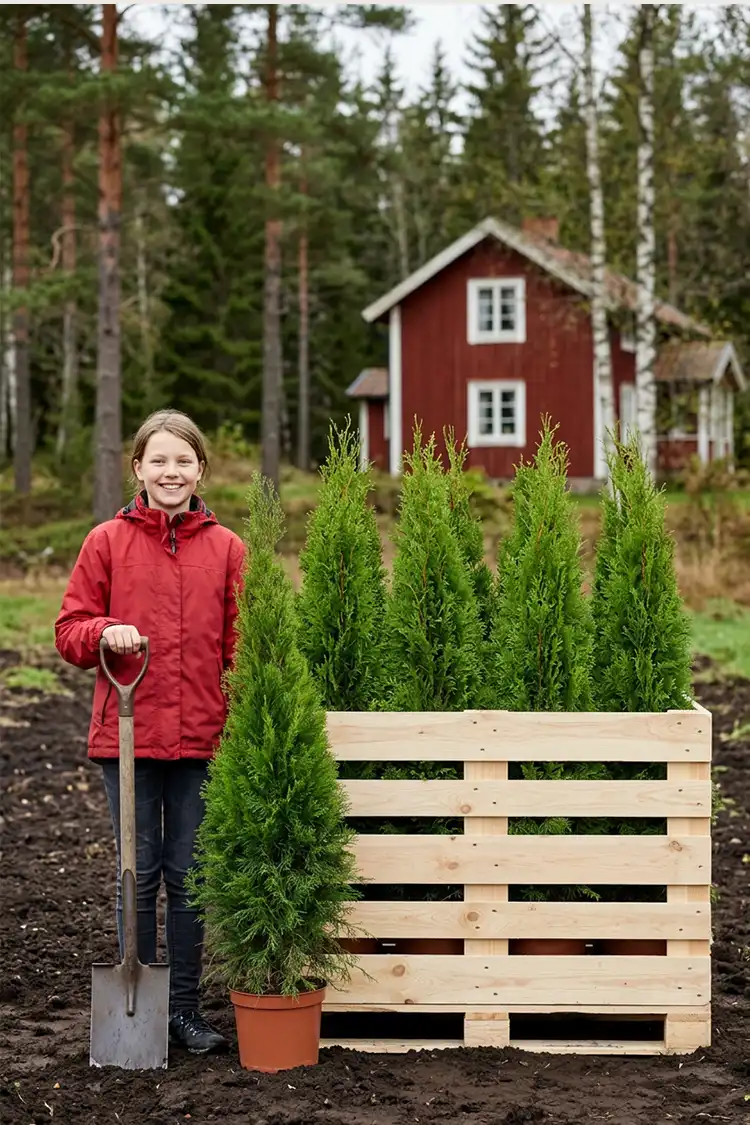 Thuja Smaragd Kruka 80-120cm - Bild 2