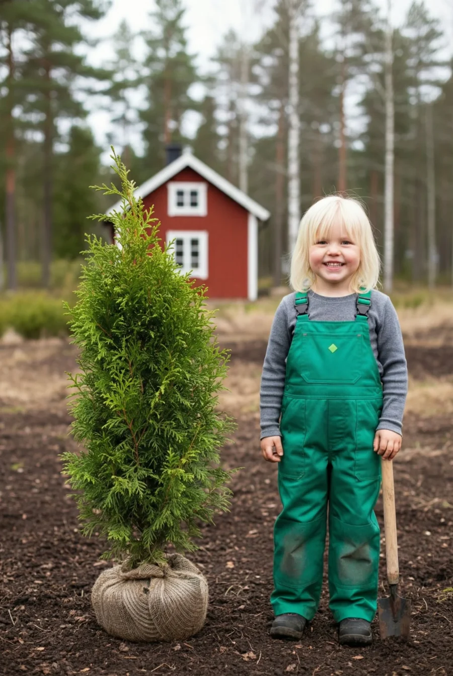 Jättetuja häck Genius Pack med rotklump 60-100cm - Ger omedelbar insynsskydd